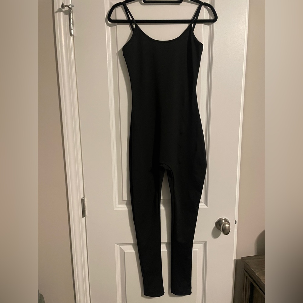 Amilia Women’s Spaghetti Strap Bodycon Tank One Ouece Jumpsuit from Amazon